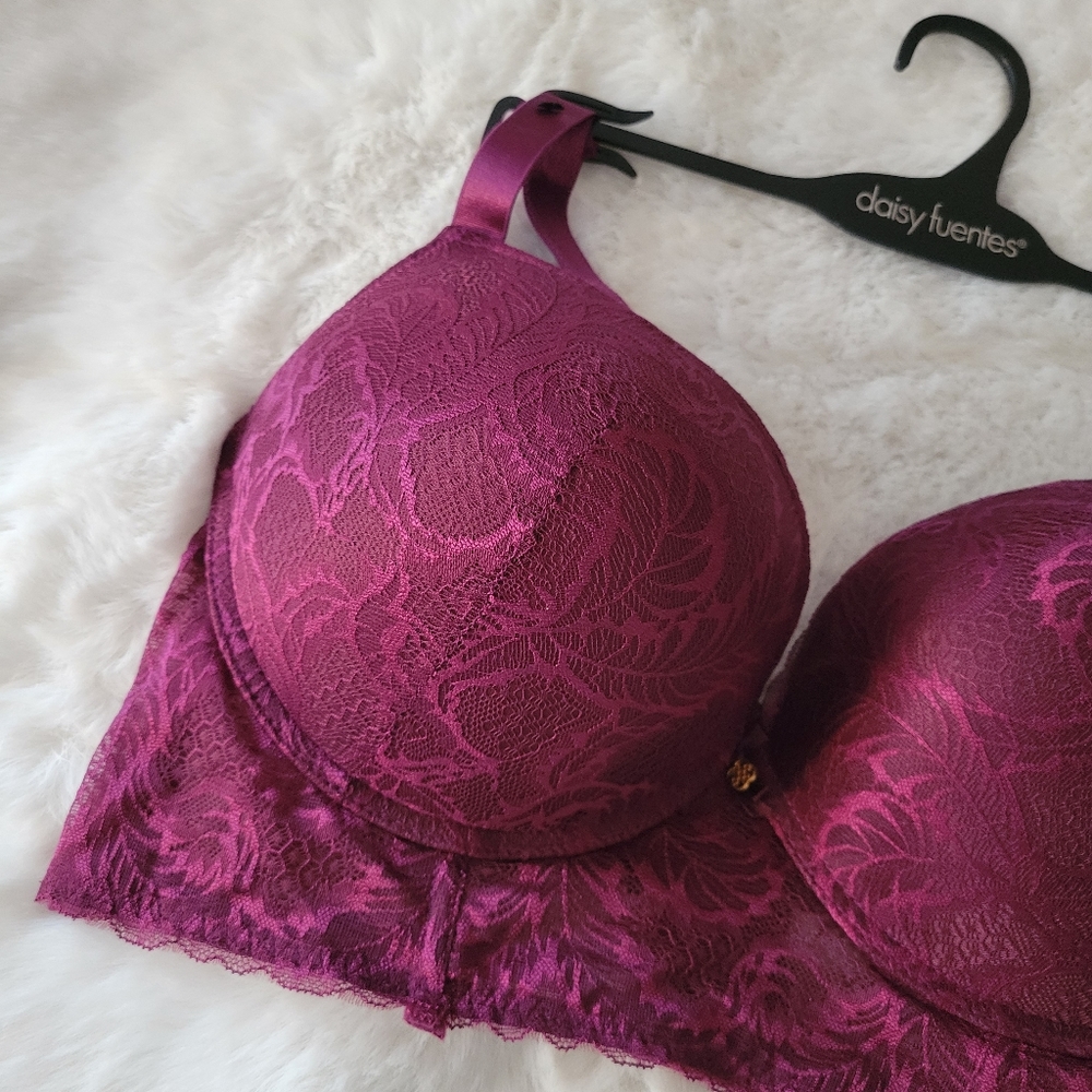 ⚘️DAISY FUENTES BRAND NEW PUSH UP LONGLINE BRA SIZE 42D. - Picture 2 of 4